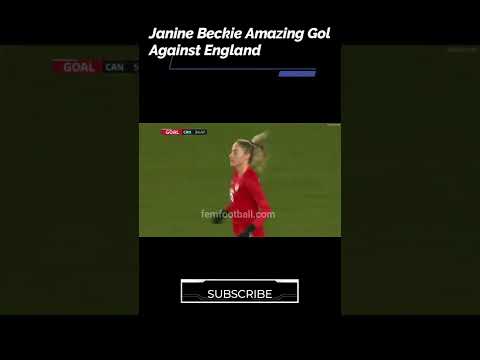 19.02.2022 | Janine Beckie Amazing Goal against England #Shorts