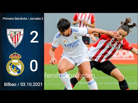 [2-0] | 03.10.2021 | Athletic Club Bilbao vs Real Madrid Femenino | Primera Iberdrola 2021-22 | J5