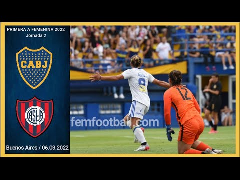 [2-0] | 06.03.2022 | Boca Juniors Femenino vs San Lorenzo Femenino | Primera Argentina 2022 | J2