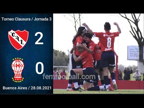 [2-0] | 28.08.2021 | Independiente Femenino vs Huracan Femenino | Torneo Clausura 2021 J3