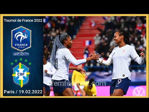 [2-1] | 19.02.2022 | France vs Brazil | Tournoi de France 2022 | Womens Football