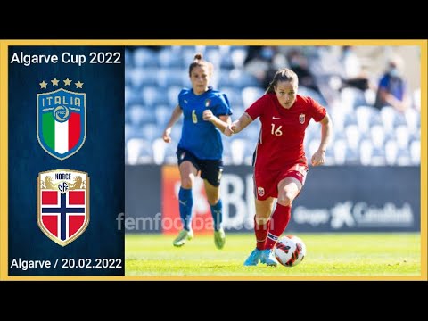 [2-1] | 20.02.2022 | Italy vs Norway | Algarve Cup 2022 | Women´s Football