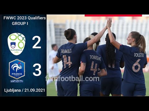 [2-3] | 21.09.2021 | Slovenia vs France | FIFA Women World Cup 2023 Qualifiers | Group I