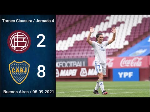 [2-8] | 05.09.2021 | Lanus Femenino vs Boca Juniors Femenino | Torneo Clausura 2021 | Jornada 4