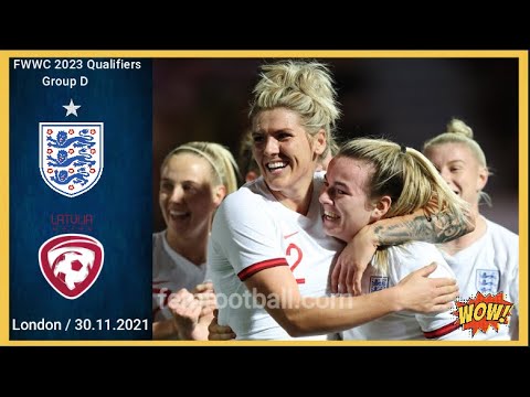 [20-0] | ALL GOALS | 30.11.2021 England vs Latvia | FIFA Women World Cup 2023 Qualifiers | Group D