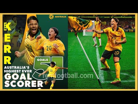 22.01.2022 |  SAM KERR | Record breaking night for The Matildas #WAC2022