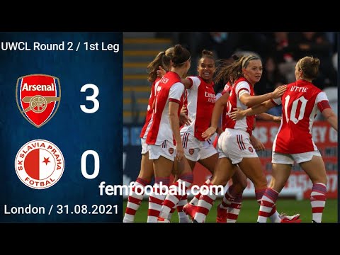 [3-0] | 31.08.2021 | Arsenal Women vs SK Slavia Praha | UWCL Round 2 | 1st Leg