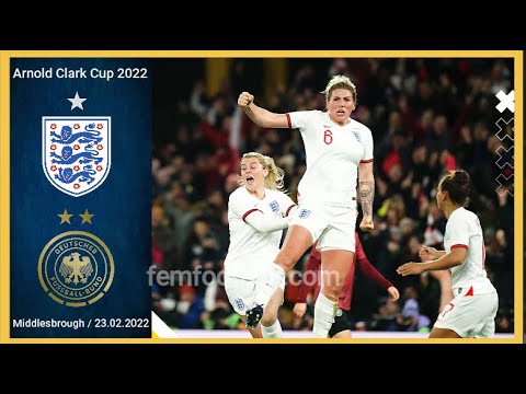 [3-1] | 23.02.2022 | England vs Germany | Arnold Clark Women Cup 2022 | Women´s football