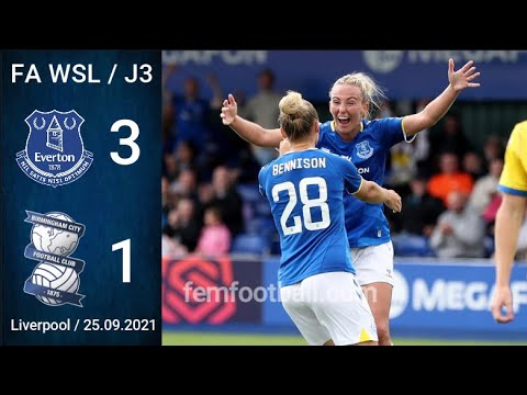 [3-1] | 25.09.2021 | Everton Women vs Birmingham  Women | FA WSL 2021-22 | Week 3