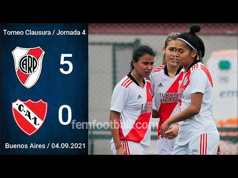 [5-0] | 04.09.2021 | River Plate Femenino vs Independiente Femenino | Torneo Clausura 2021 | J4