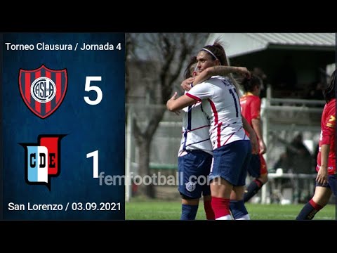 [5-1] | 03.09.2021 | San Lorenzo Femenino vs Deportivo Español Femenino | Clausura 2021 | Jornada 4