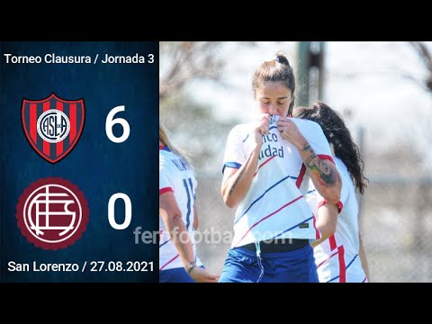 [6-0] | 27.08.2021 | San Lorenzo Femenino vs Club Lanus Femenino | Clausura 2021 | Jornada 3