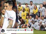 Angel Di Maria bids farewell to PSG team-mates with Juventus leading chase for the winger