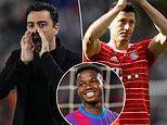 Barcelona 'want Robert Lewandowski, Raphinha and Ansu Fati as new attacking trident'