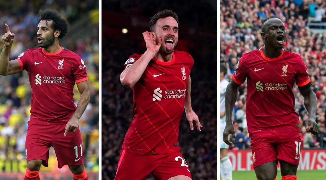 Comparing Liverpool's front three with Real Madrid's in 2021-22