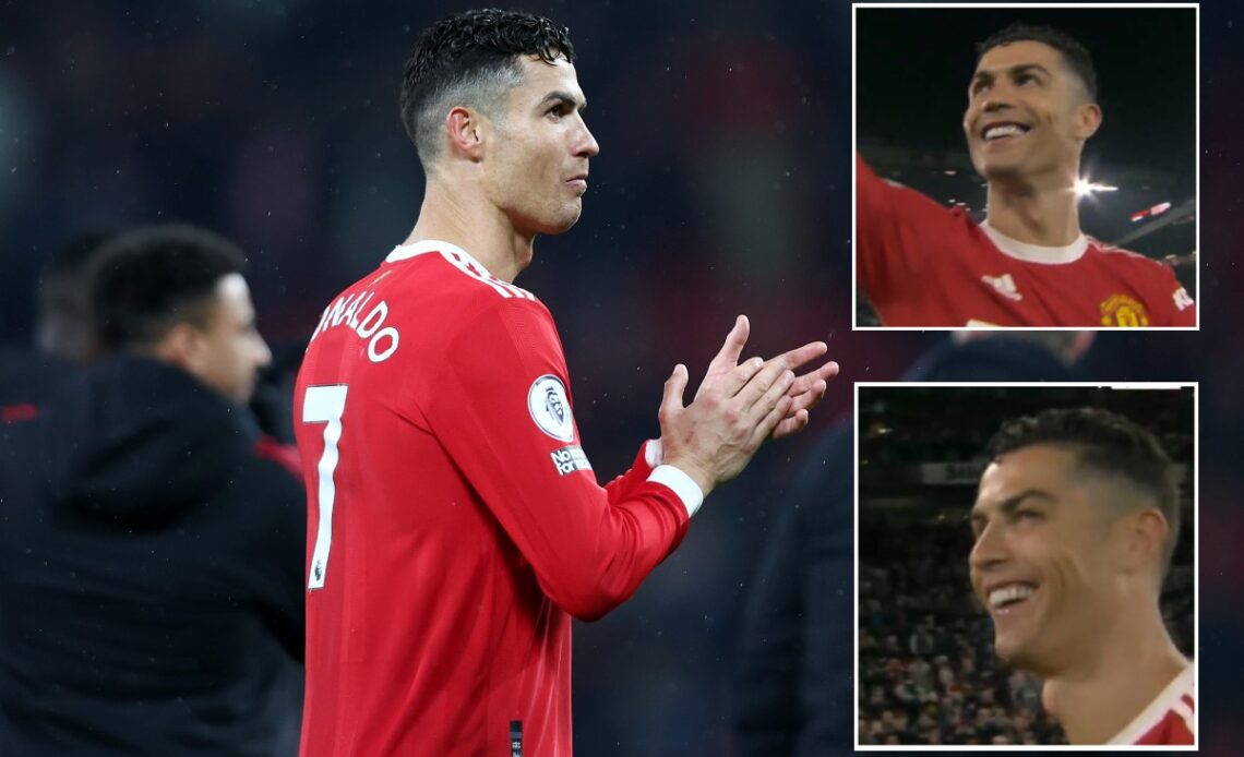 Cristiano Ronaldo appears to drop hint over his Man United future after final home game of the season