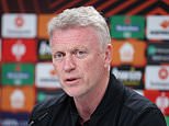 David Moyes hopes it is finally his turn to lift a major trophy with West Ham