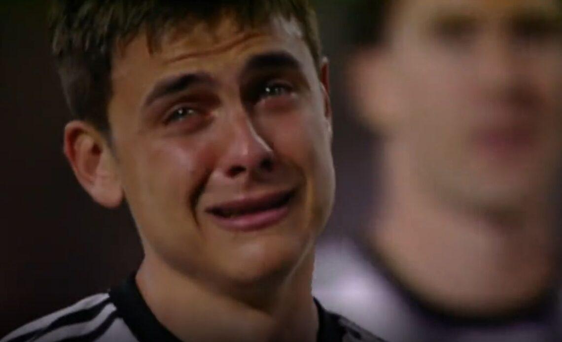 Dybala in tears after playing final home match with Juventus