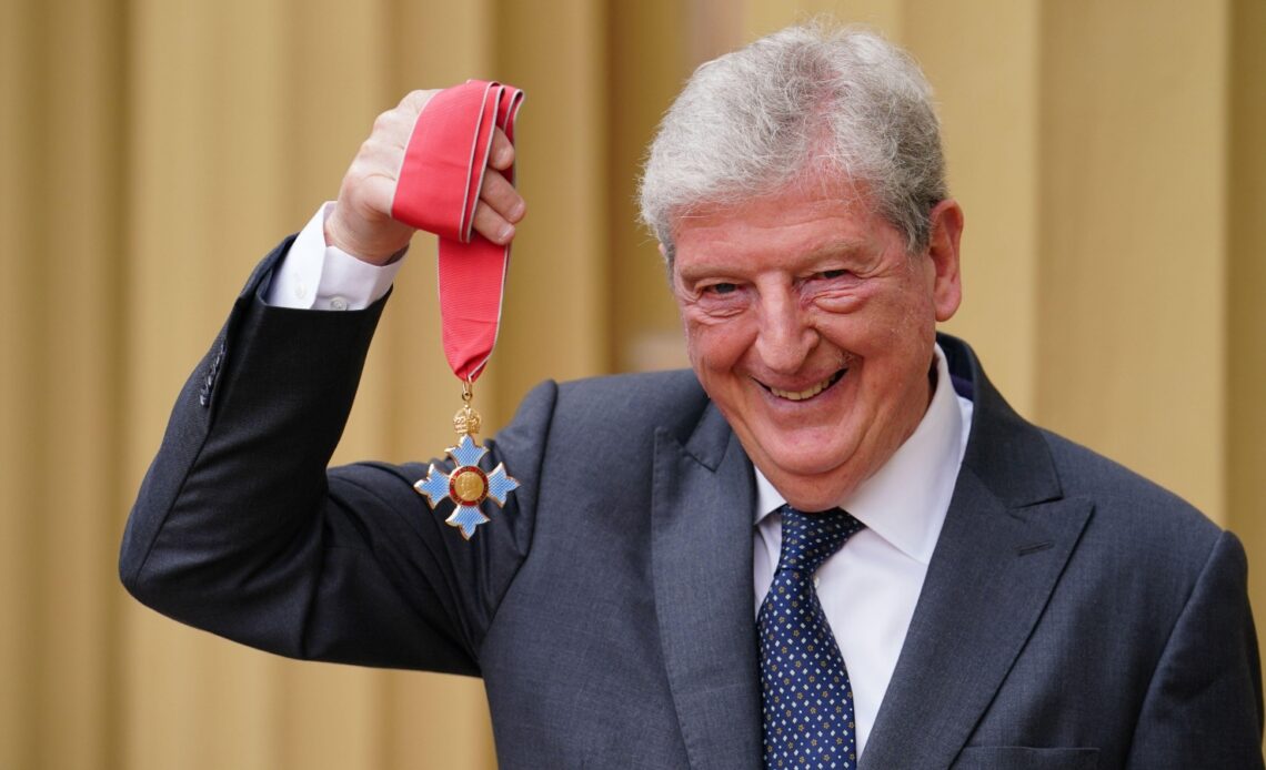 Roy Hodgson after being made a CBE