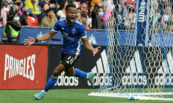 San Jose Earthquakes forward Jeremy Ebobisse