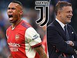 Juventus chief 'flies to London to meet with Arsenal star Gabriel's agents over a summer move'