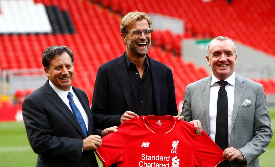 Liverpool chairman Tom Werner and manager Jurgen Klopp
