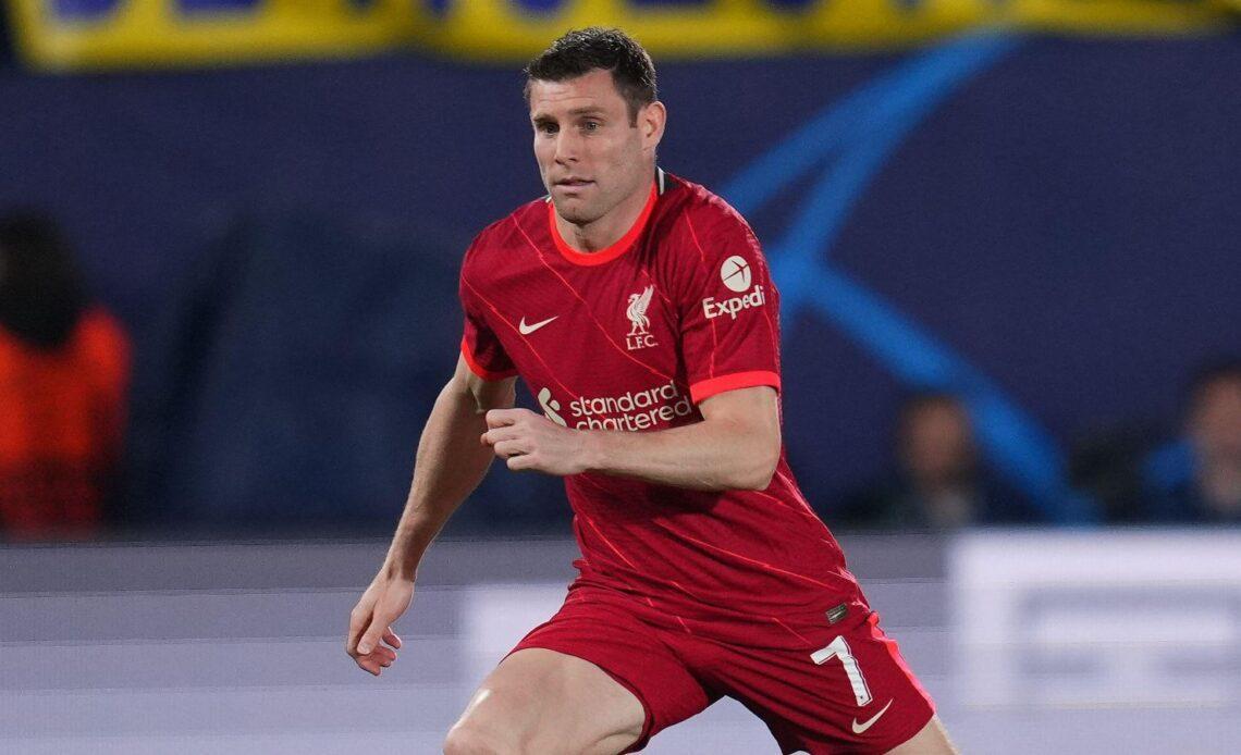 Liverpool star James Milner