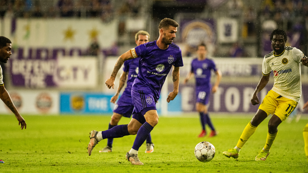 Louisville City FC with possession