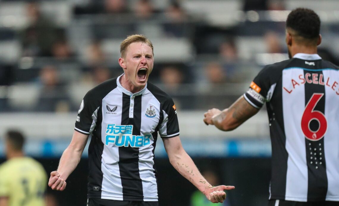 Newcastle midfielder Sean Longstaff