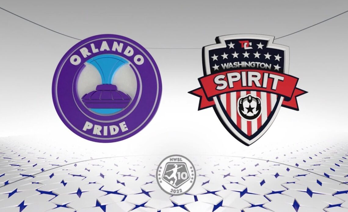 Orlando Pride vs Washington Spirit | May 27th, 2022