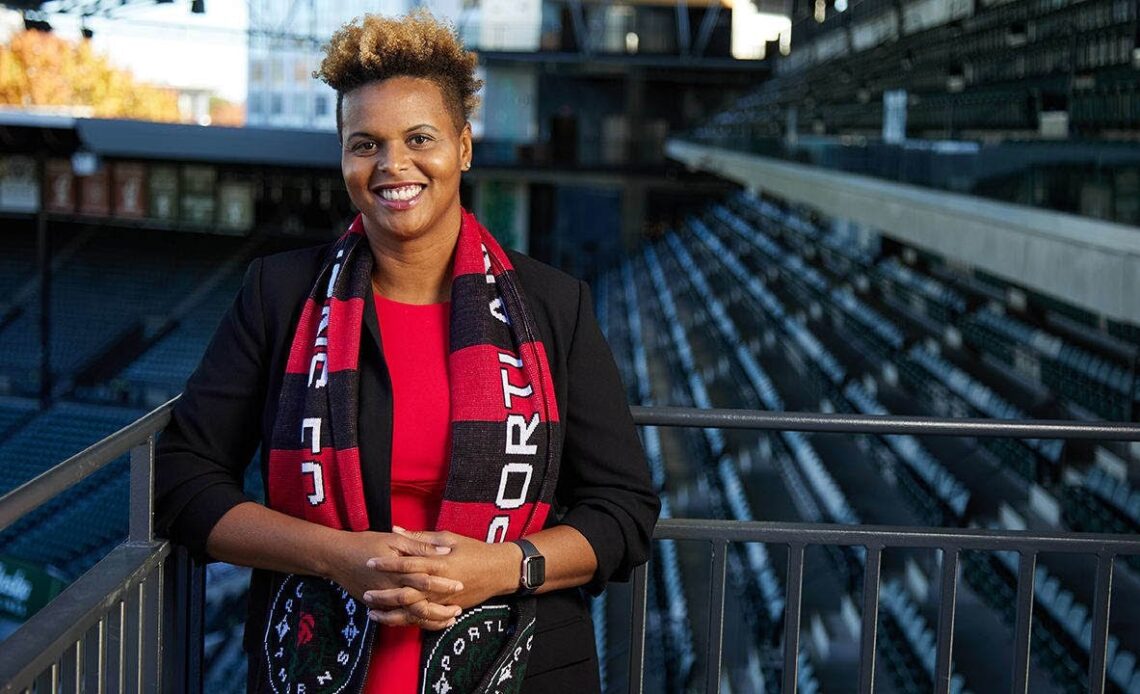 PRESS CONFERENCE | Thorns GM Karina LeBlanc talks to the media about her new role