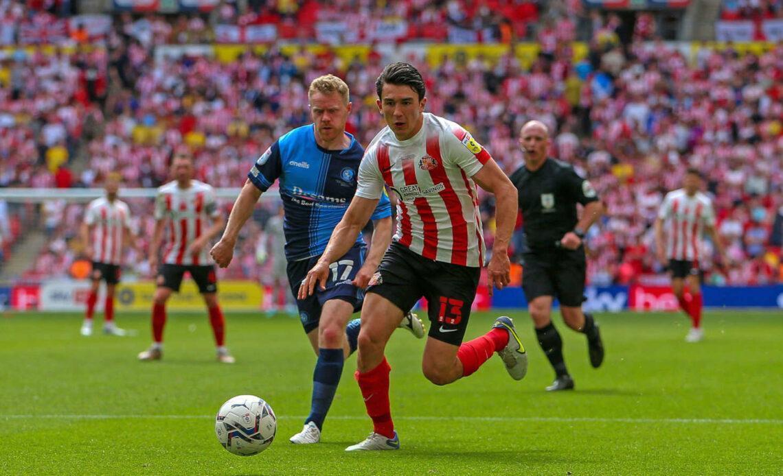 Sunderland attacking Wycombe in the League One Play-off Final