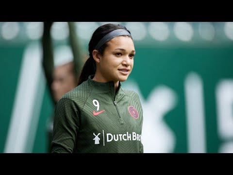 TRAINING | Sophia Smith discusses Thorns coming back from long break