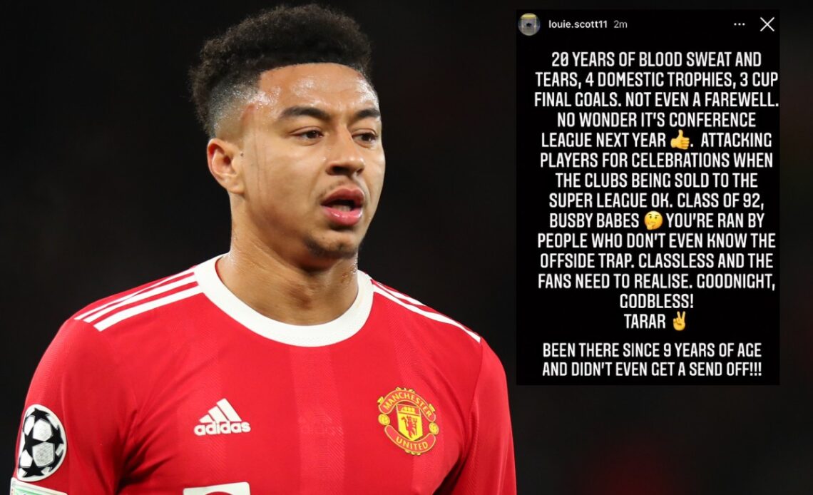 "That's the way the game is" - Former Man Utd ace sends message to Lingard's brother after Instagram rant