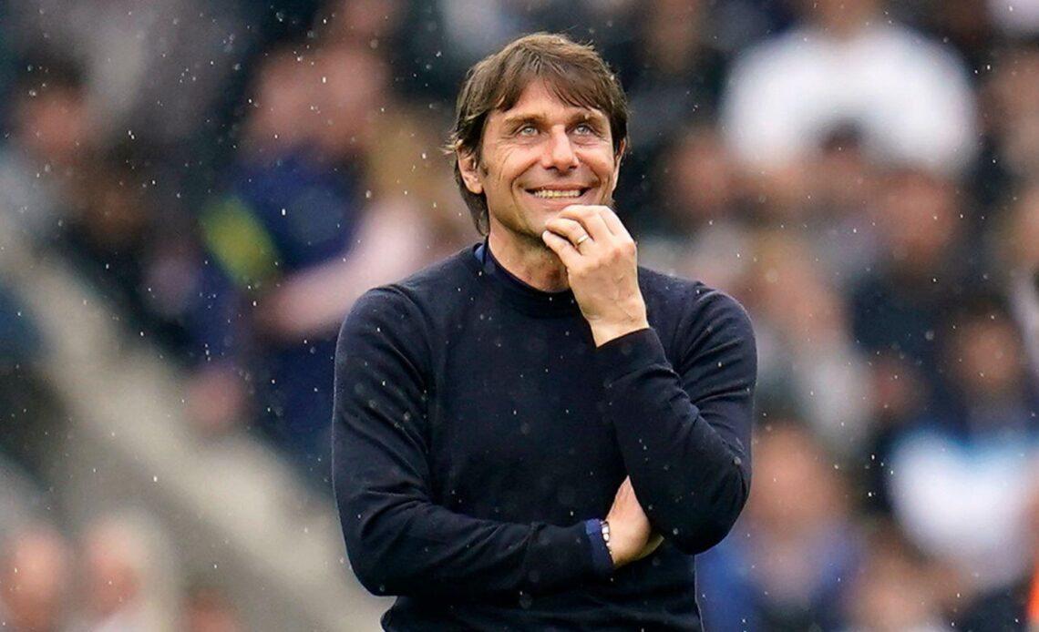 Antonio Conte smiles after a win