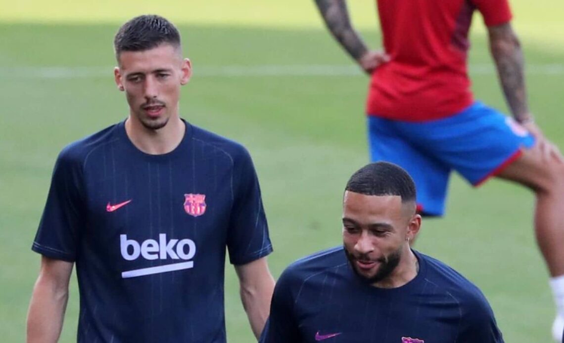 Clement Lenglet and Memphis Depay