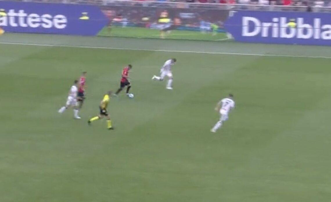 (Video) AC Milan defender scores insane goal following lung-busting run to put Rossoneri on brink of Serie A title