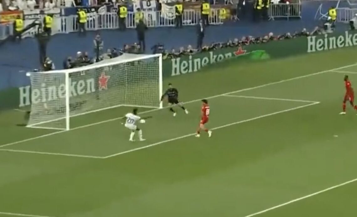 (Video) Vinicius Junior fires Real Madrid into UCL final lead vs. Liverpool