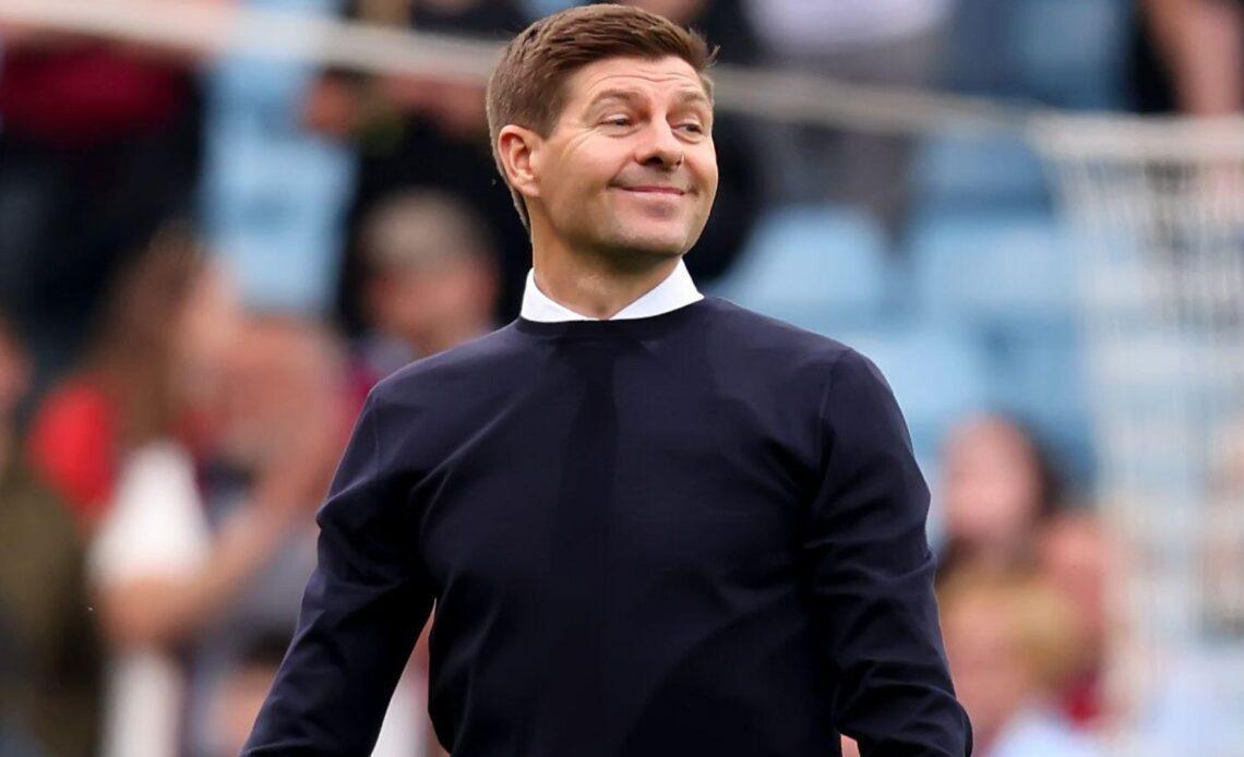 Aston Villa manager Steven Gerrard.
