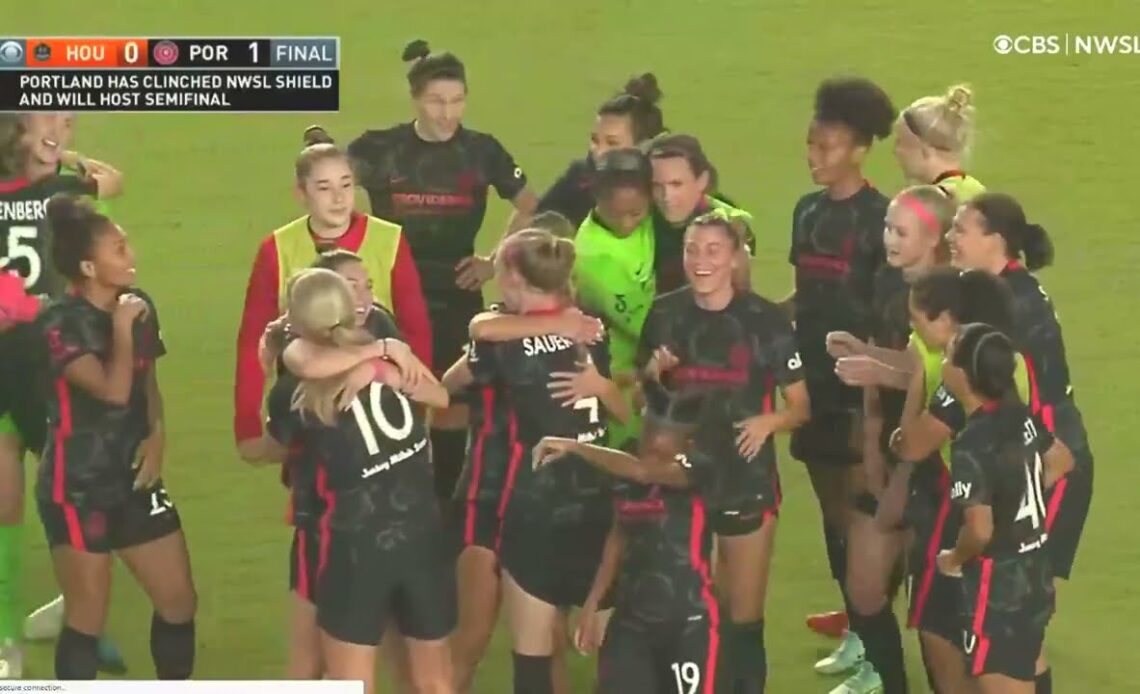 WATCH | Final moments in Houston as Thorns win the NWSL Shield