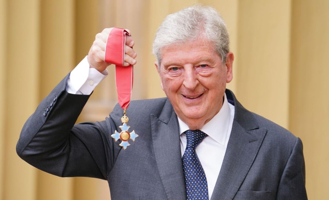 Roy Hodgson receives his CBE