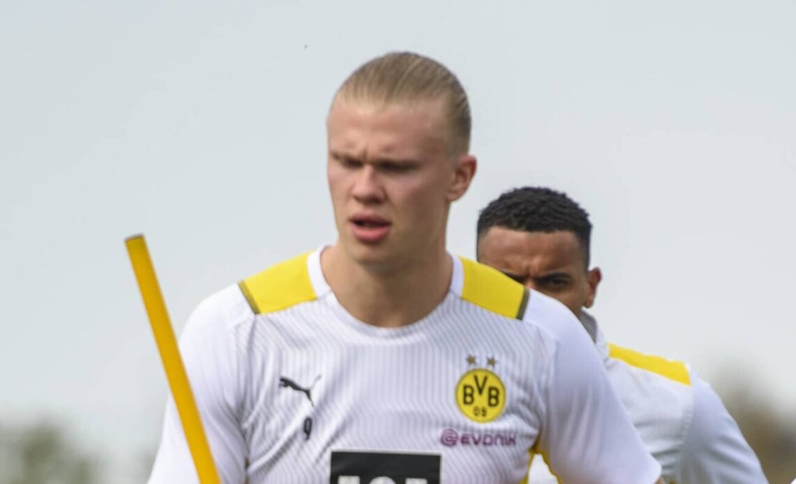 Erling Haaland, Borussia Dortmund, April 2022.