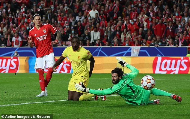 Nunez scored 34 goals for Benfica last season, including two against Liverpool in Europe
