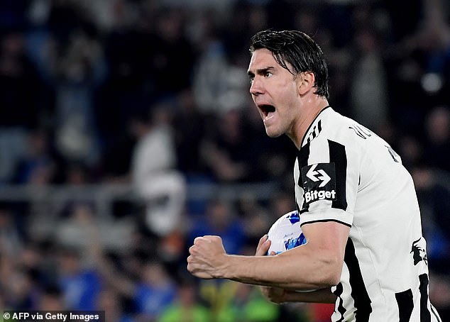 Vlahovic has scored nine goals in 21 appearances since he signed for Juventus in January