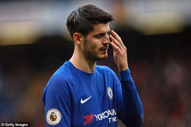 Morata, 29, spent a difficult two seasons at Chelsea after joining from Real Madrid in 2017