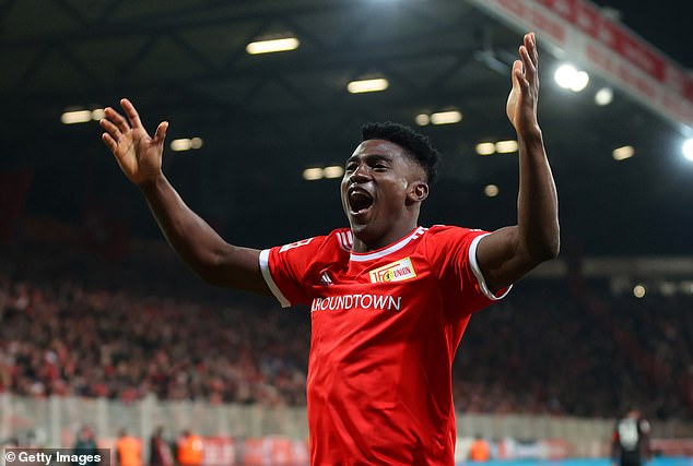 He scored 15 goals last season as Union Berlin finished fifth in the Bundesliga table