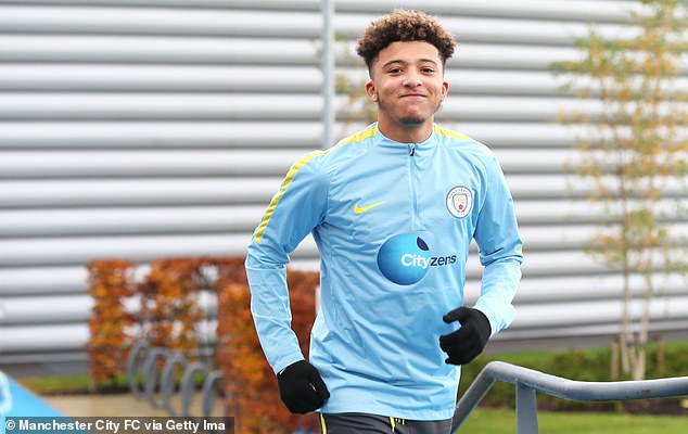 Shields is the man credited with bringing Jadon Sancho (above) to Manchester City