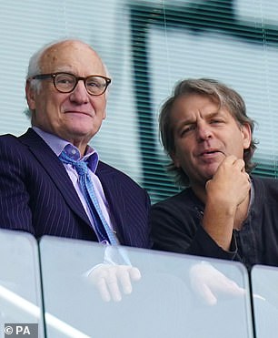 Chelsea's new owner Todd Boehly (right) is understood to have explored the possibility of appointing Edwards to a senior recruitment position