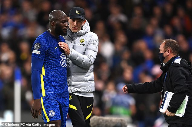 An interview had been made public a day previously where he complained over the tactics deployed by Chelsea manager Thomas Tuchel (second left) who was left furious