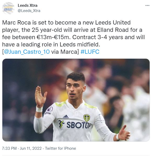 25-year-old to become new Leeds player in the next 48 hours